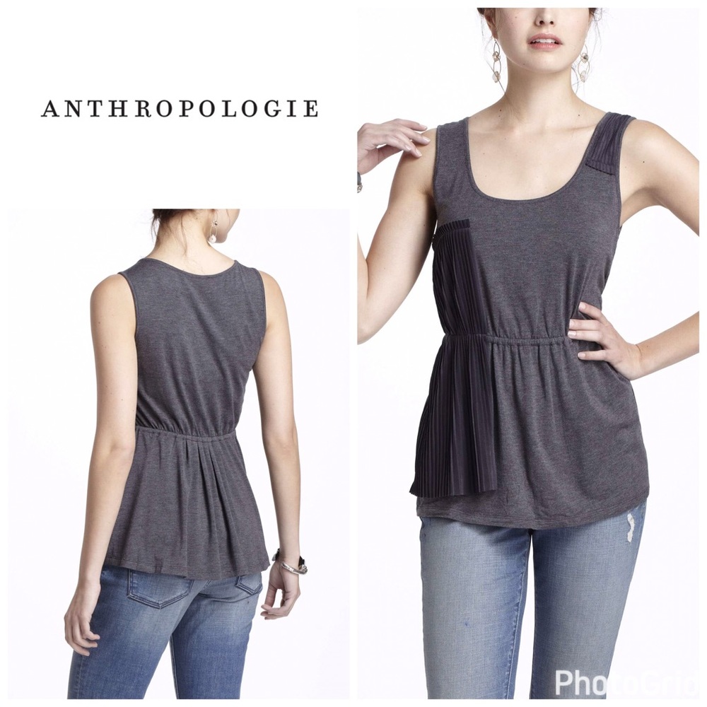 Anthropologie Crinkle Swatch tank